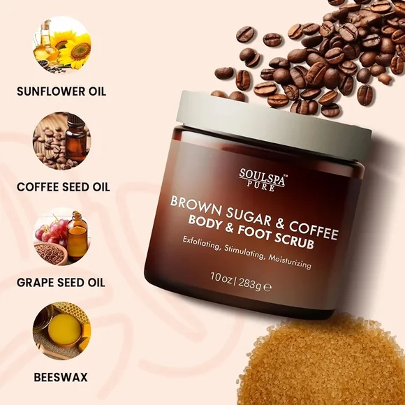 Brown Sugar & Coffee Body Scrub - Picture 3 of 3